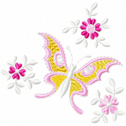 Butterfly Embroidery Design 2 Butterfly Embroidery Design 2